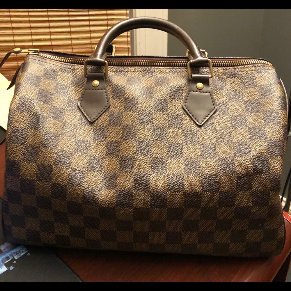 LOUIS VUITTON Damier Ebene Speedy 30